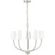Kandor 5 Light 26 inch Brushed Nickel Chandelier Ceiling Light